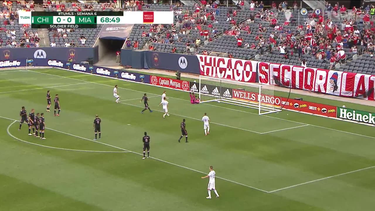 ¡GOL!  anota para Chicago Fire. Luka Stojanovic