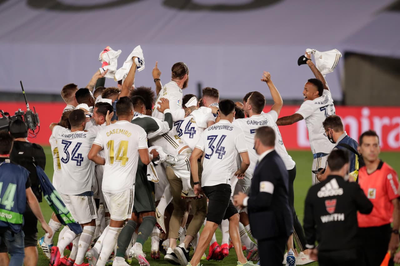 Real Madrid consigue su segundo título de Liga en la era Zidane y así fue como lo celebraron todos los miembros del club.