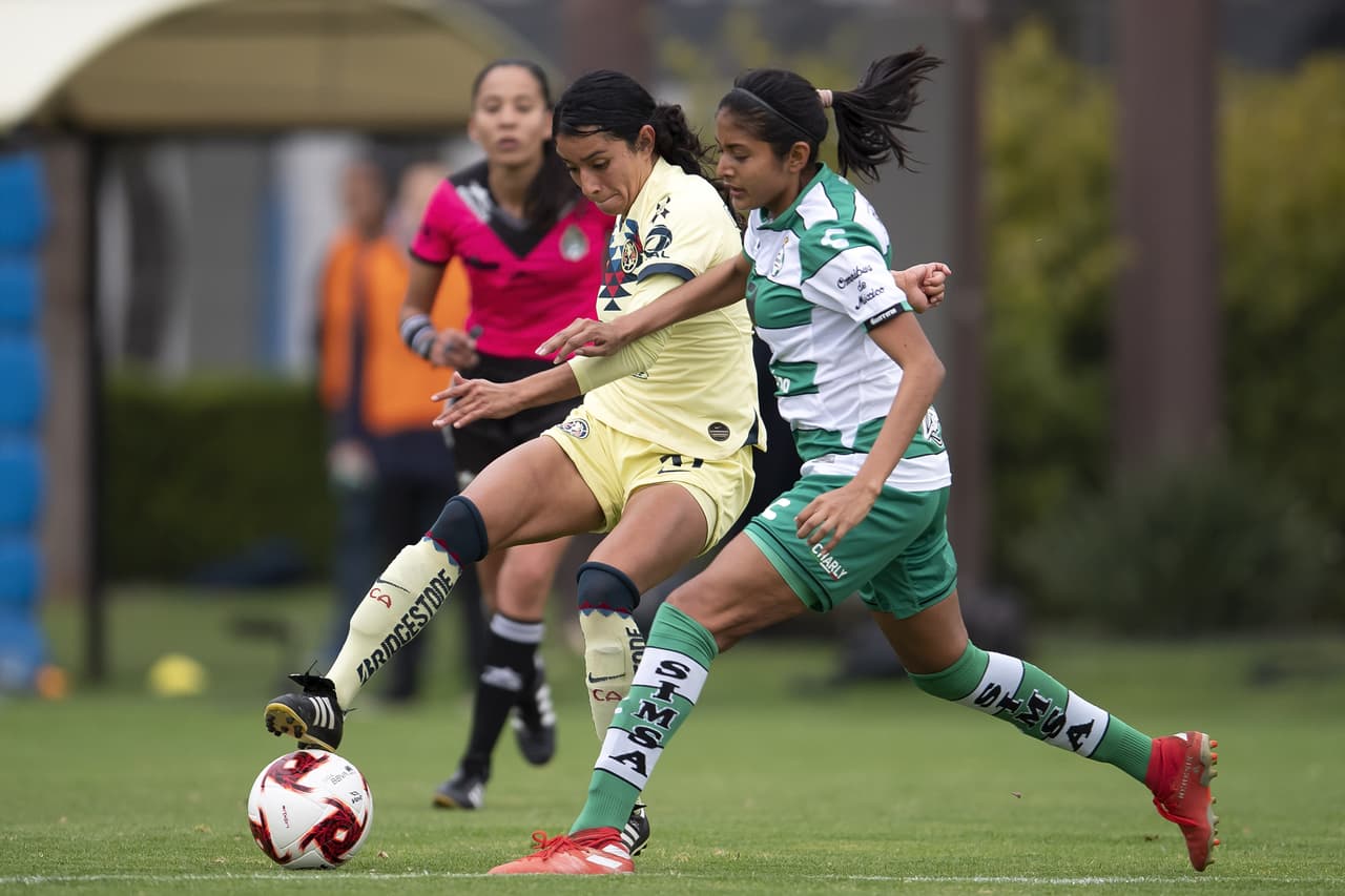 ¡Partidazo en Coapa! Duelo de poder a poder entre el América y las Guerreras del Santos Femenil que nos deleitó con una feria de goles.