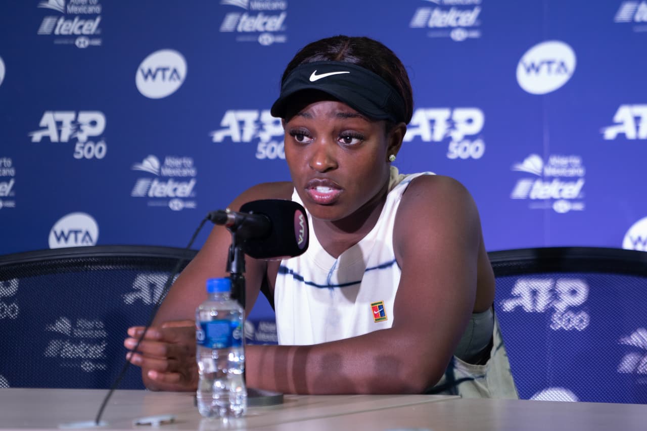 Tras el juego, en rueda de prensa, Sloane Stephens señaló que se siente muy satisfecha con el resultado de su primer juego en el torneo.