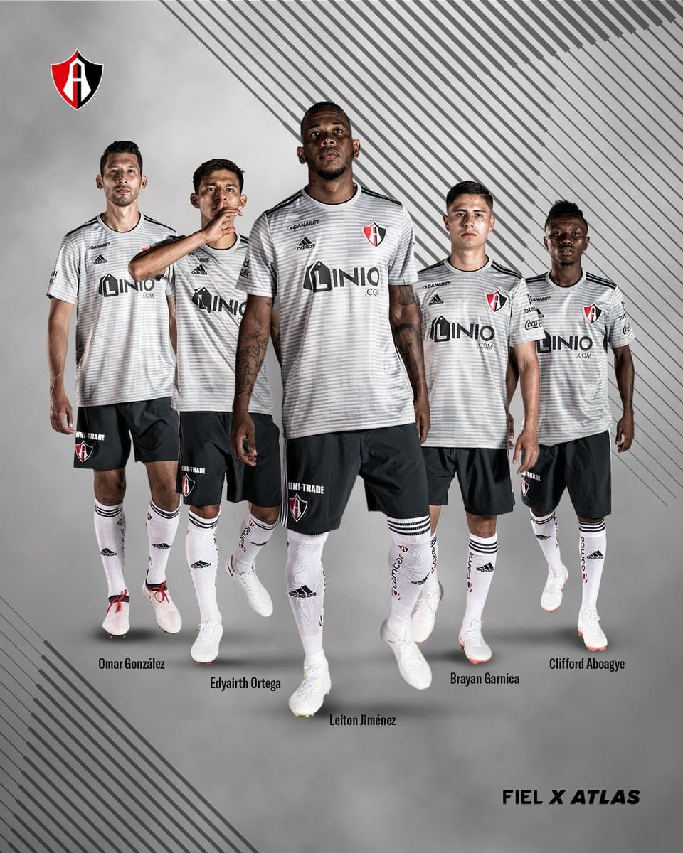 Jersey visitante del Atlas FC 2018/19.