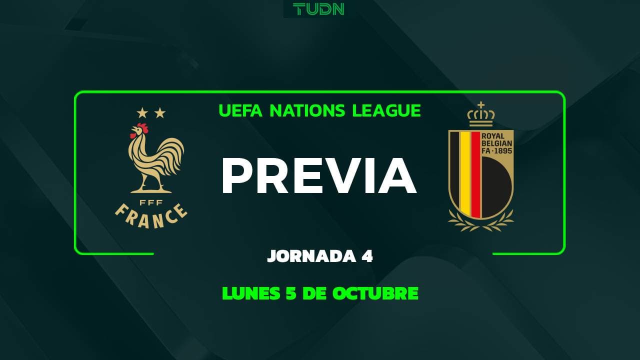 Francia vs. Bélgica: A qué hora y dónde ver el partido de la UEFA Nations League