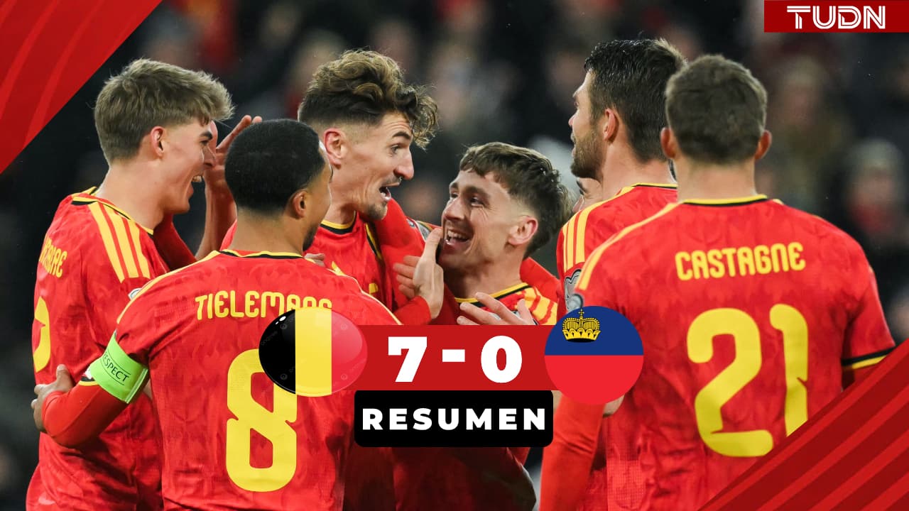 Resumen | Bélgica clasifica al Mundial invicta y con goleada