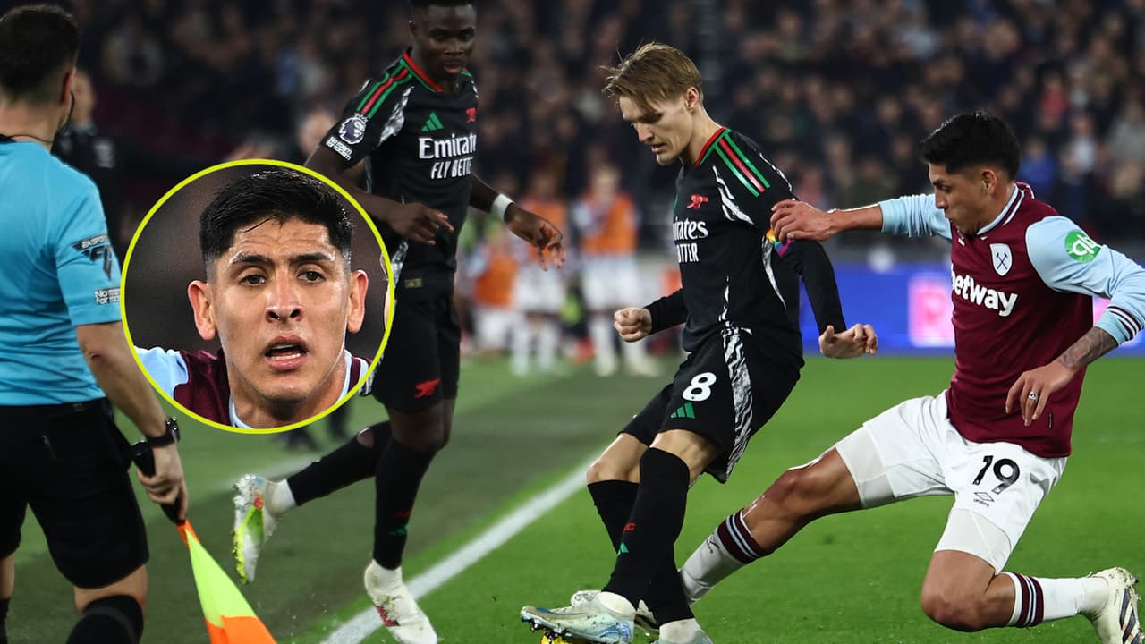 Edson entra demasiado tarde ante Arsenal y West Ham lo paga caro