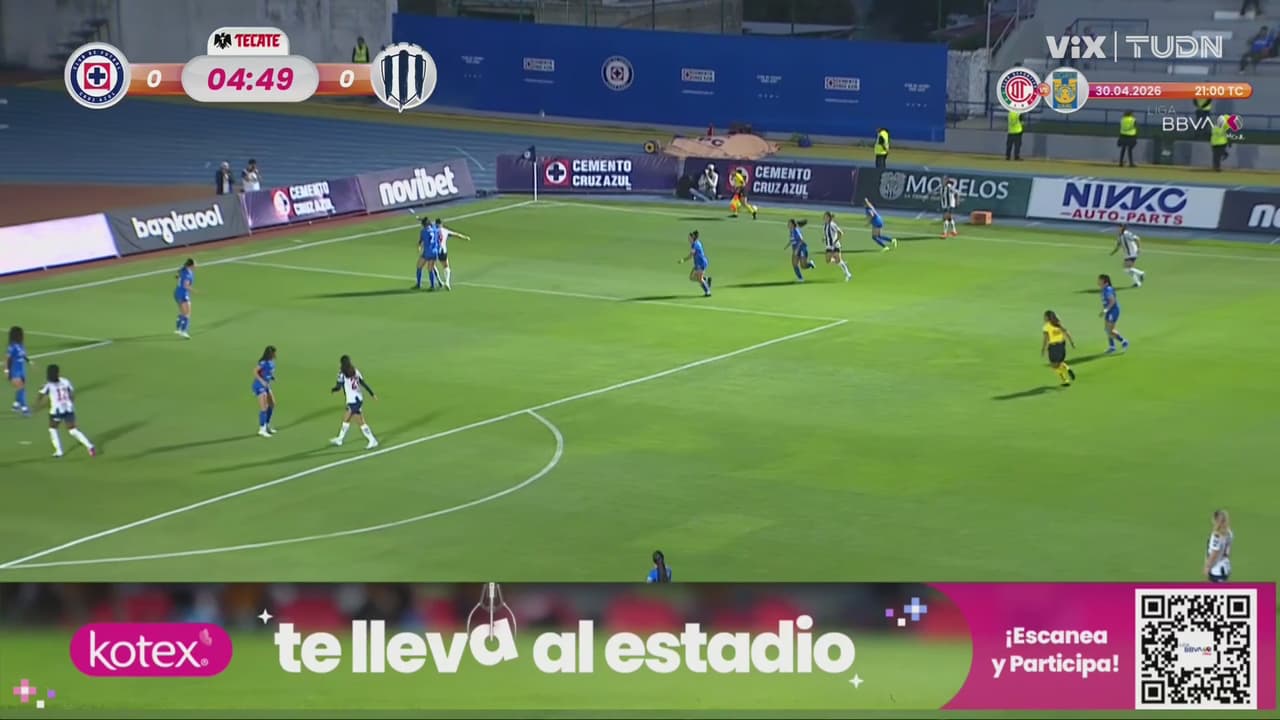 Rayadas empieza a irse con todo al frente, buena atajada de Alejandría