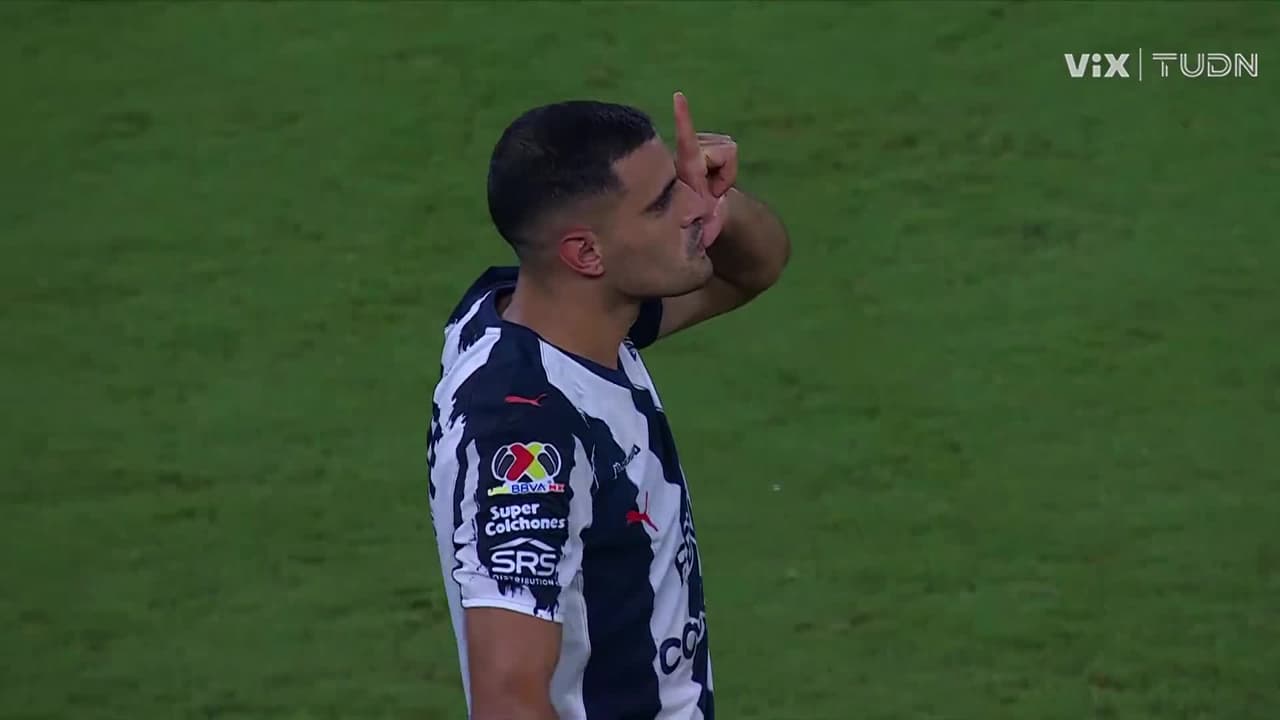 ¡El hombre del momento! ¡Germán Berterame sentencia la goleada de Rayados!