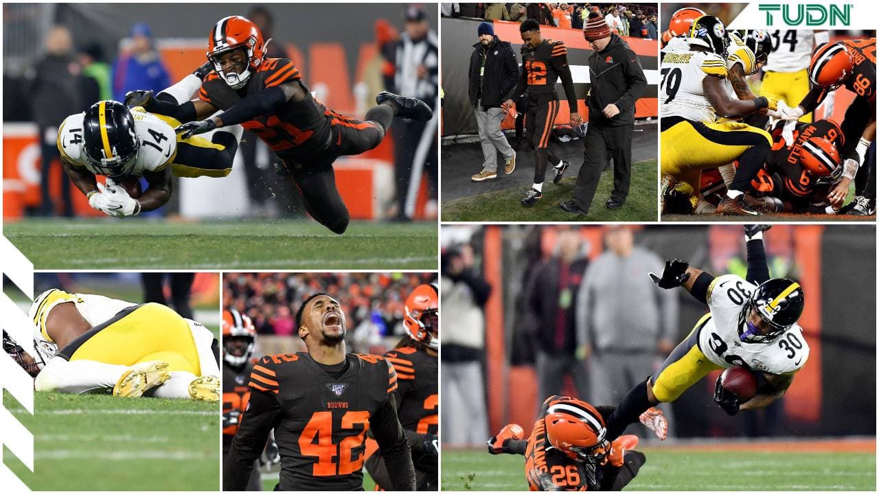 Cuatro intercepciones, las lesiones de James Conner y JuJu Smith-Schuster y una locura al final. Así la victoria de los Browns 7-21.