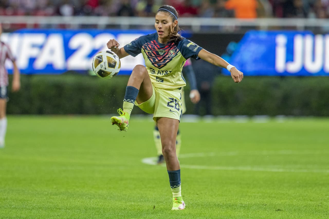 during the game Guadalajara vs America, corresponding to Quarterfinal second leg round match of Torneo Apertura Grita Mexico A21 of the Liga BBVA MX Femenil, at Akron Stadium, on December 06, 2021.
<br>
<br> durante el partido Guadalajara vs America, correspondiente al partido de vuelta de Cuartos de Final del Torneo Apertura Grita Mexico A21 de la Liga BBVA MX Femenil, en el Estadio Akron, el 06 de diciembre de 2021.