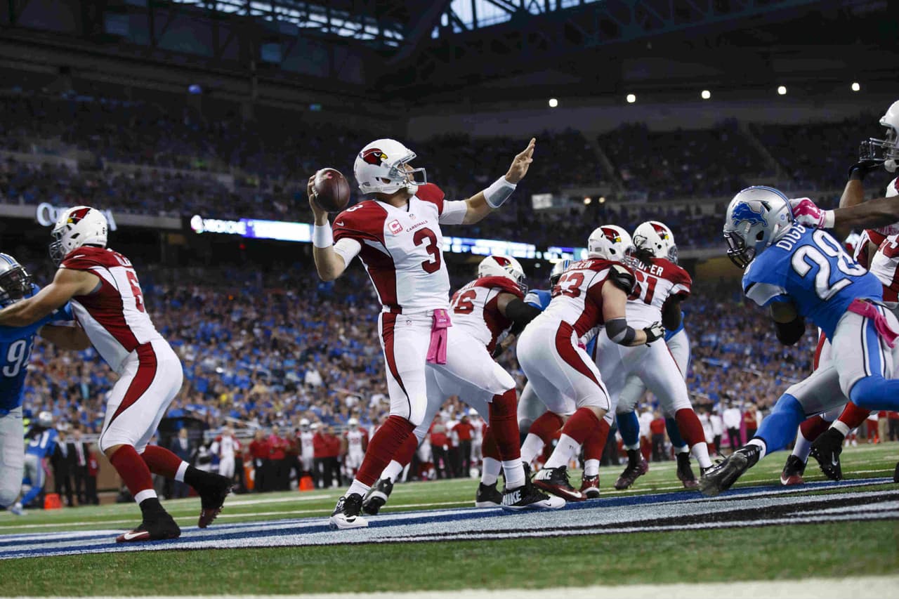 7. ARIZONA CARDINALS (4 - 1) El despegue ofensivo vertiginoso con promedio de 42 puntos anotados por partido, se vio apagado ante los St. Louis Rams en un partido de muchos errores que les cortò las alas de invicto. Carson Palmer vive en una de sus mejores temporadas de su carrera, su rating de 114.0 es el tercero mejor. La defensiva es la novena mejor NFL, equipo equilibrado que apunta a mucho más.