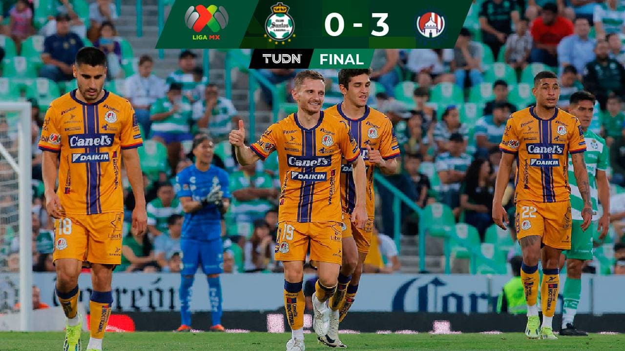 Atlético de San Luis golea al Santos en duelo por el honor