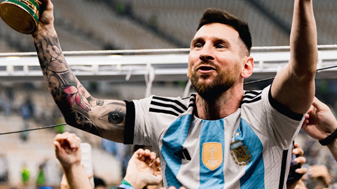 Camiseta de Argentina Campeón Mundial llega a México