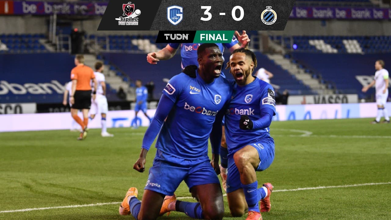 Genk se impone con autoridad al Brujas y acechan la cima