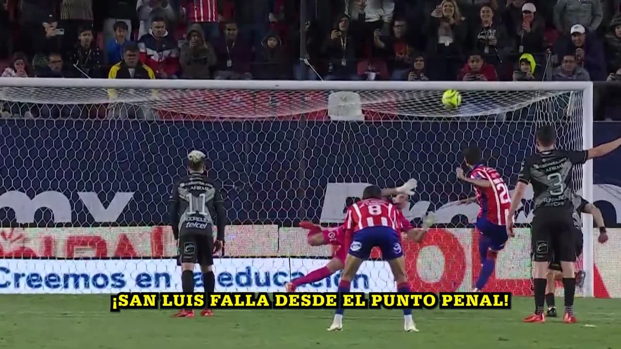 ¡NO PUEDE SER! Atlético de San Luis deja escapar el penal