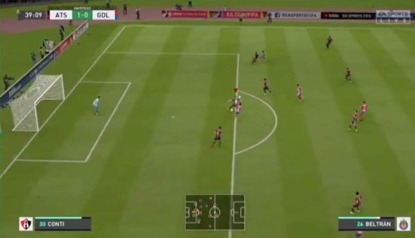 Fernando Beltrán se puso las ìlas en el segundo tiempo y consiguió el gol del empate para dividir los puntos.