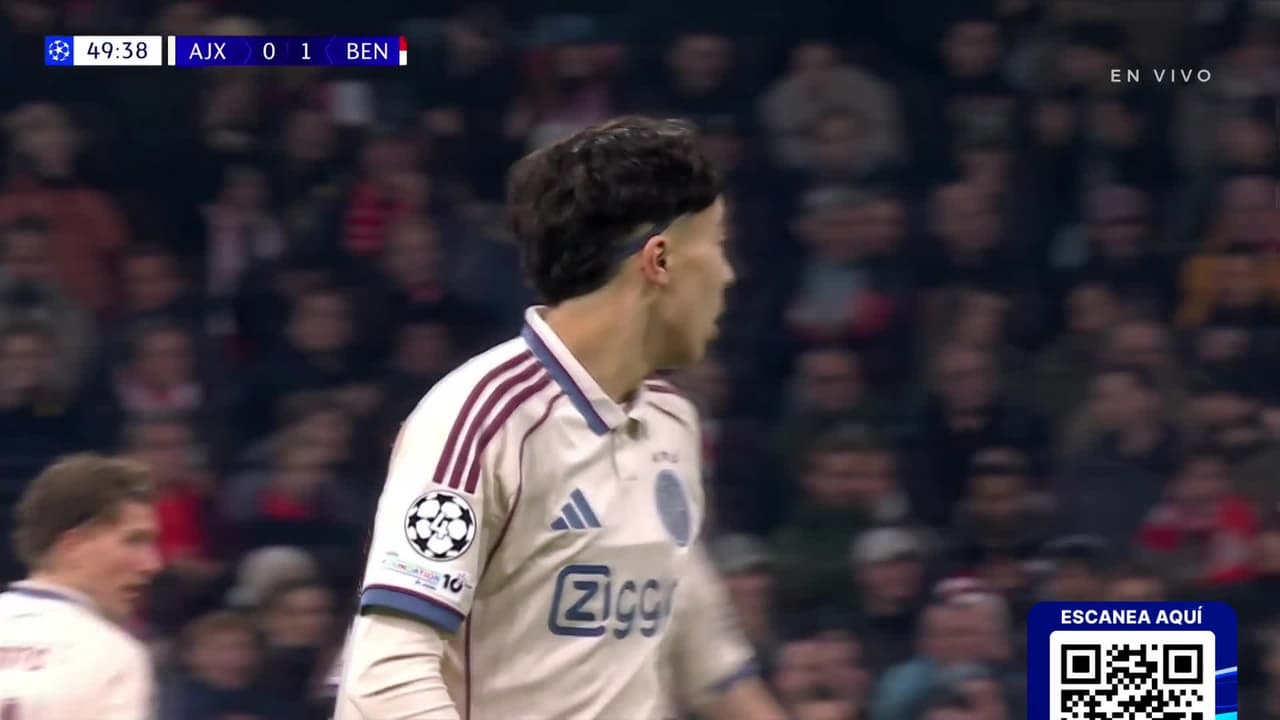 ¡Atajadón de Trubin! Su manotazo evita el empate del Ajax.