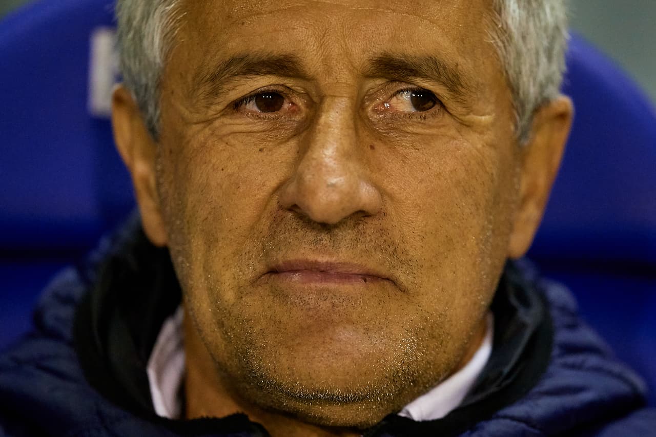 Quique Setién aún tiene un año más de contrato con el Real Betis.