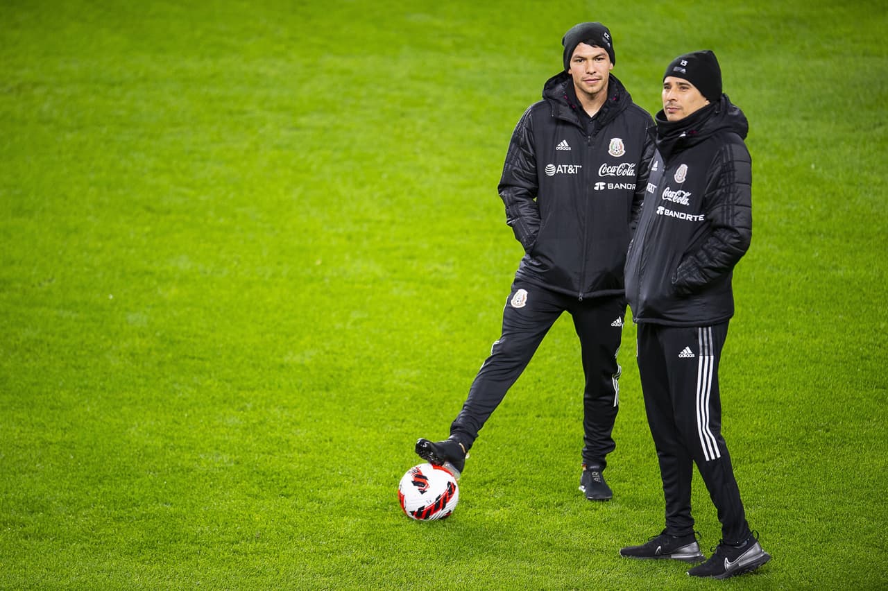 La selección mexicana se mostró lista y enfocada durante el reconociemineto del terreno de juego en Cincimnati.