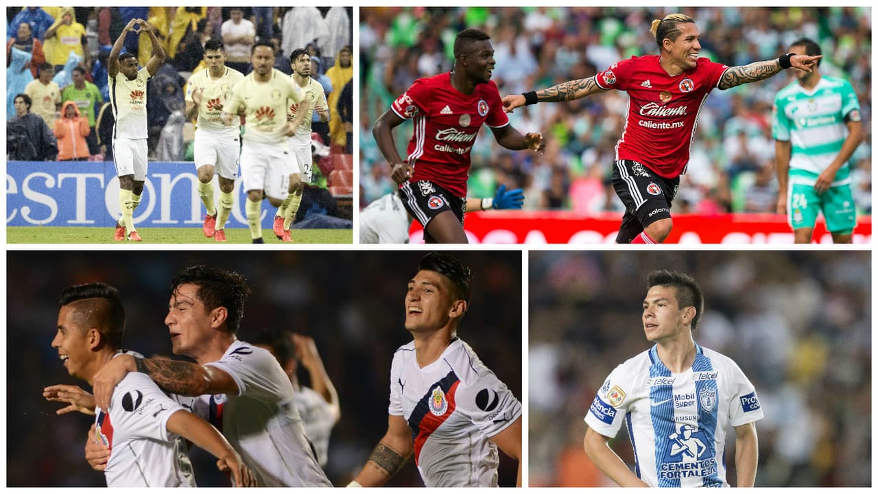 Ricardo La Volpe consiguió una sonora victoria ante Pumas en su primer duelo al frente de las Águilas, Chivas regresó al triunfo, Xolos es de nuevo el líder general y Puebla dio una voltereta inesperada a Morelia con tres goles de Álvaro Navarro. Aquí te dejamos lo mejor de la fecha 11 del Apertura 2016.