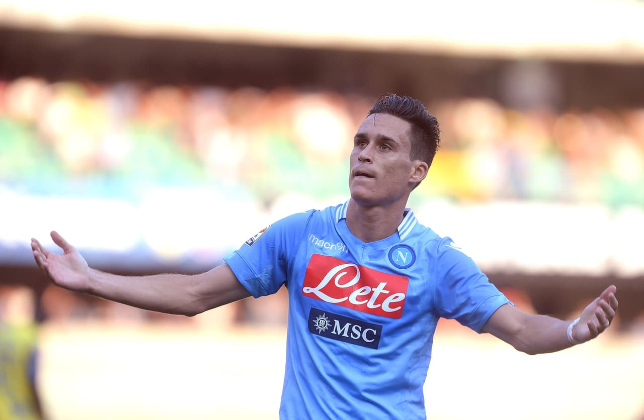 El décimo máximo anotador del Napoli es José Callejón, quien coincidirá con Chucky en la delantera.