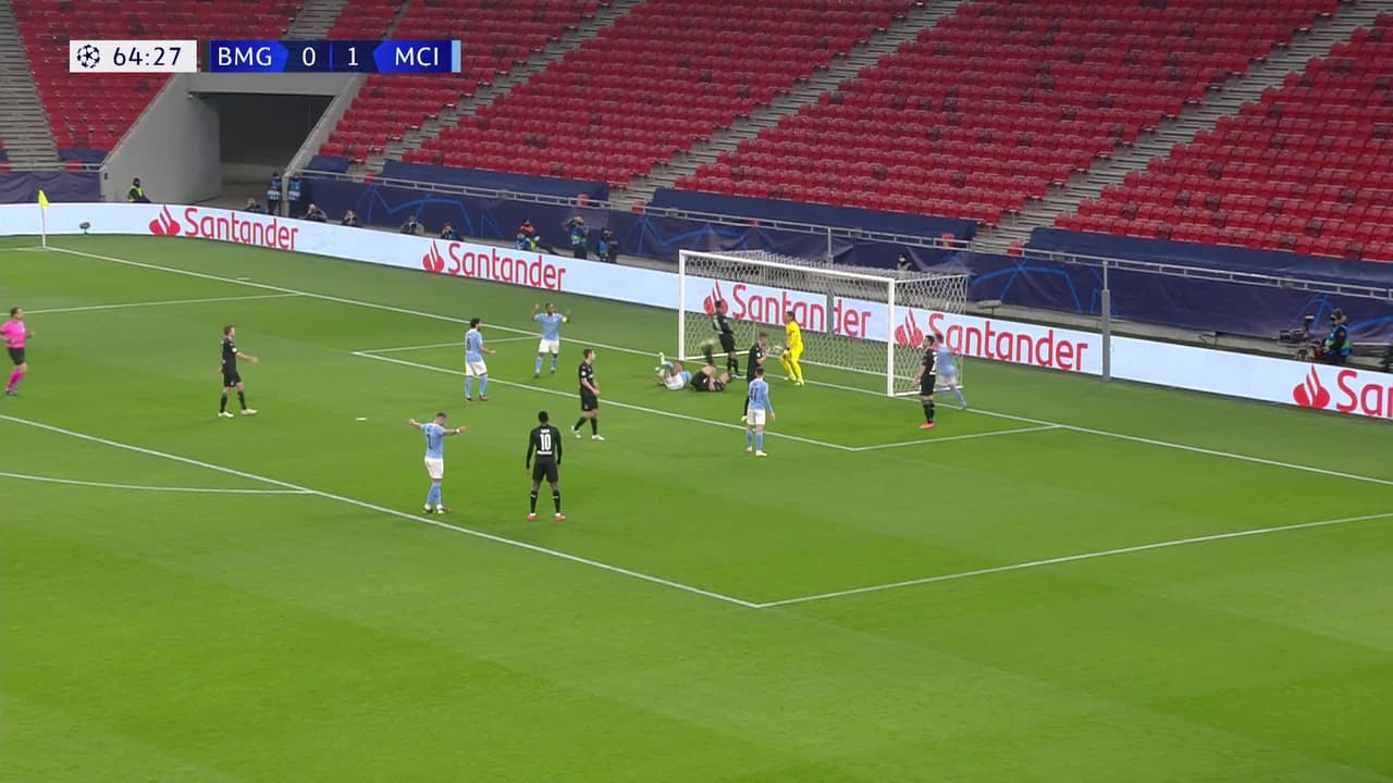 ¡GOL!  anota para Manchester City. Gabriel Fernando de Jesus