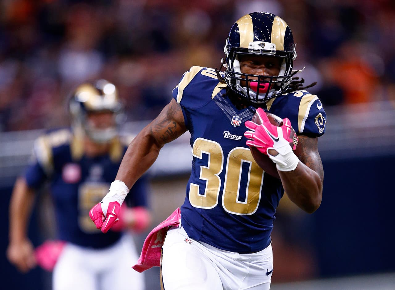 4. Todd Gurley, RB, St. Louis Rams.- 28.3 puntos.