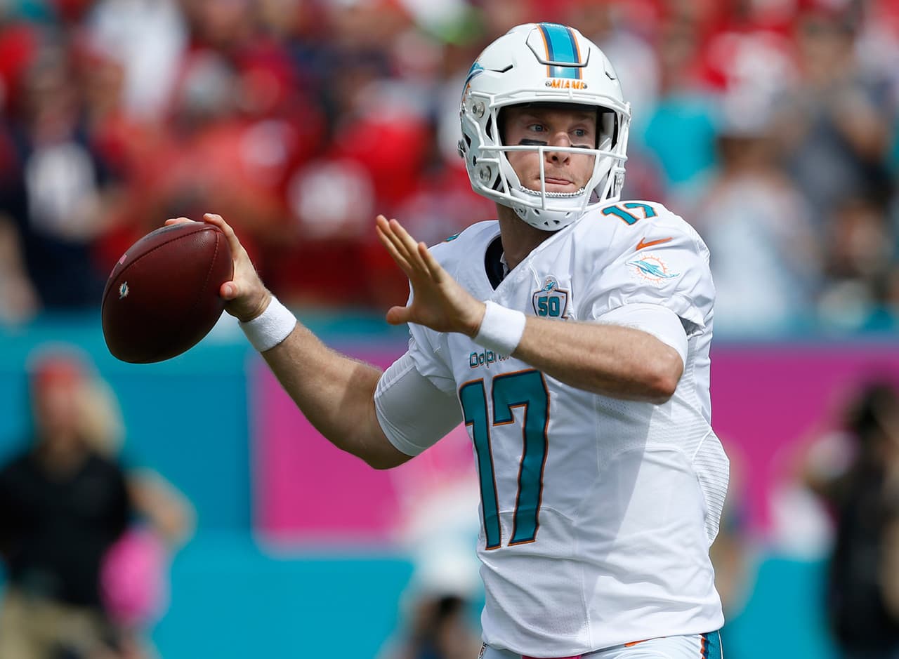 5. Ryan Tannehill, QB, Miami Dolphins.- 27.58 puntos.