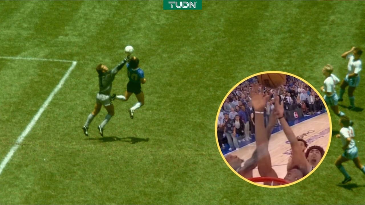 ¿Mano de Dios? Canasta de OG Anunoby y su comparacion con el gol de Maradona en Mexico 1986