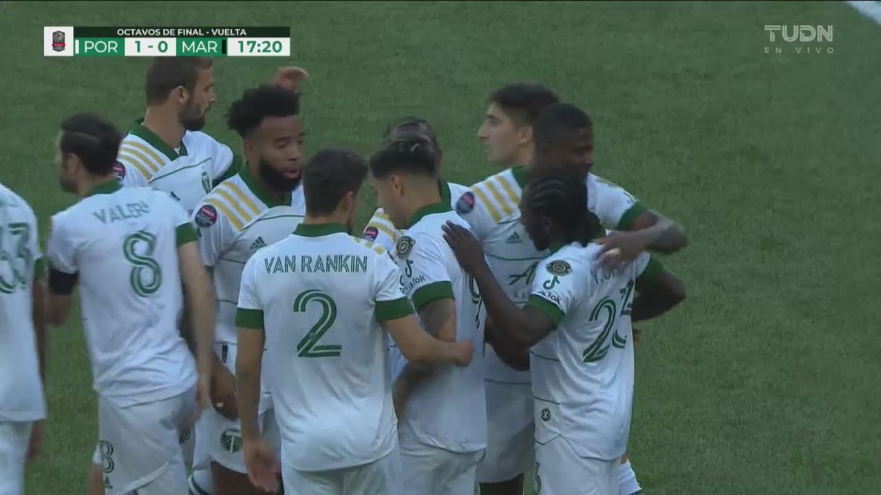 ¡Gol de Portland! Yimmi Chará anota el 1-0 sobre Marathón