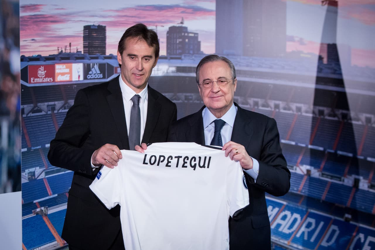 El 14 de junio Florentino presentó en sociedad a Lopetegui dando inicio además una nueva etapa en el Madrid que prometía, por lo menos, pelear dos de los tres títulos.