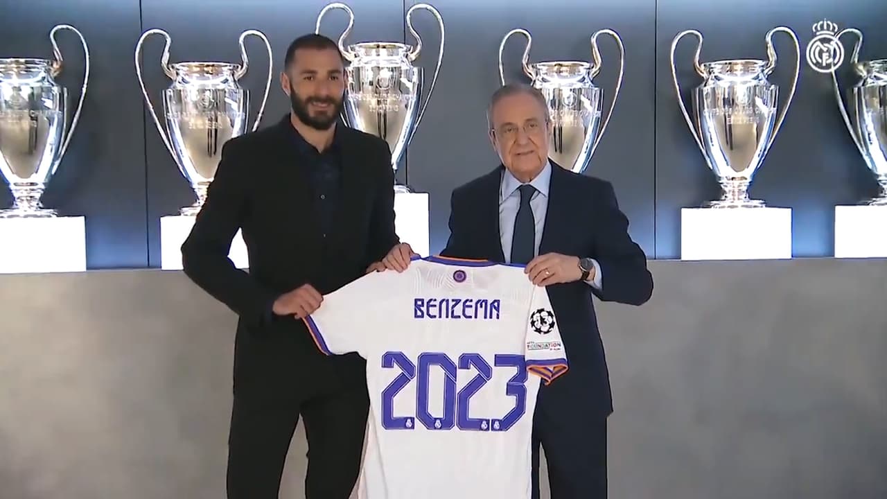 Karim Benzema renueva con el Real Madrid hasta 2023