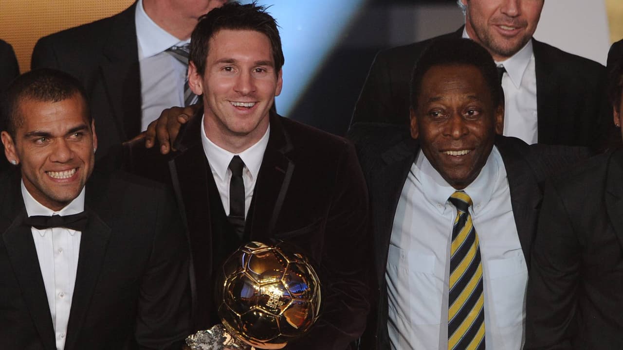 Pelé felicita a Messi por romper su récord goleador