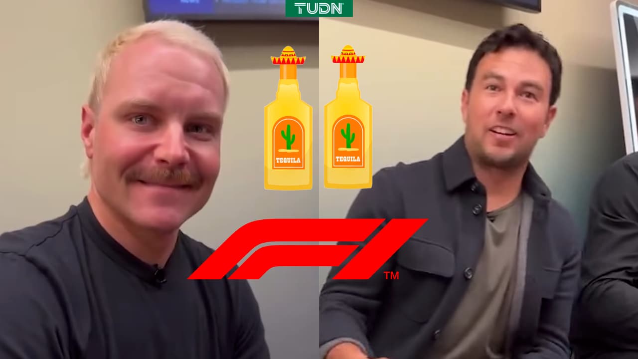 ¡Bottas le pide tequila a Checo Pérez para festejar su regreso a la F1!