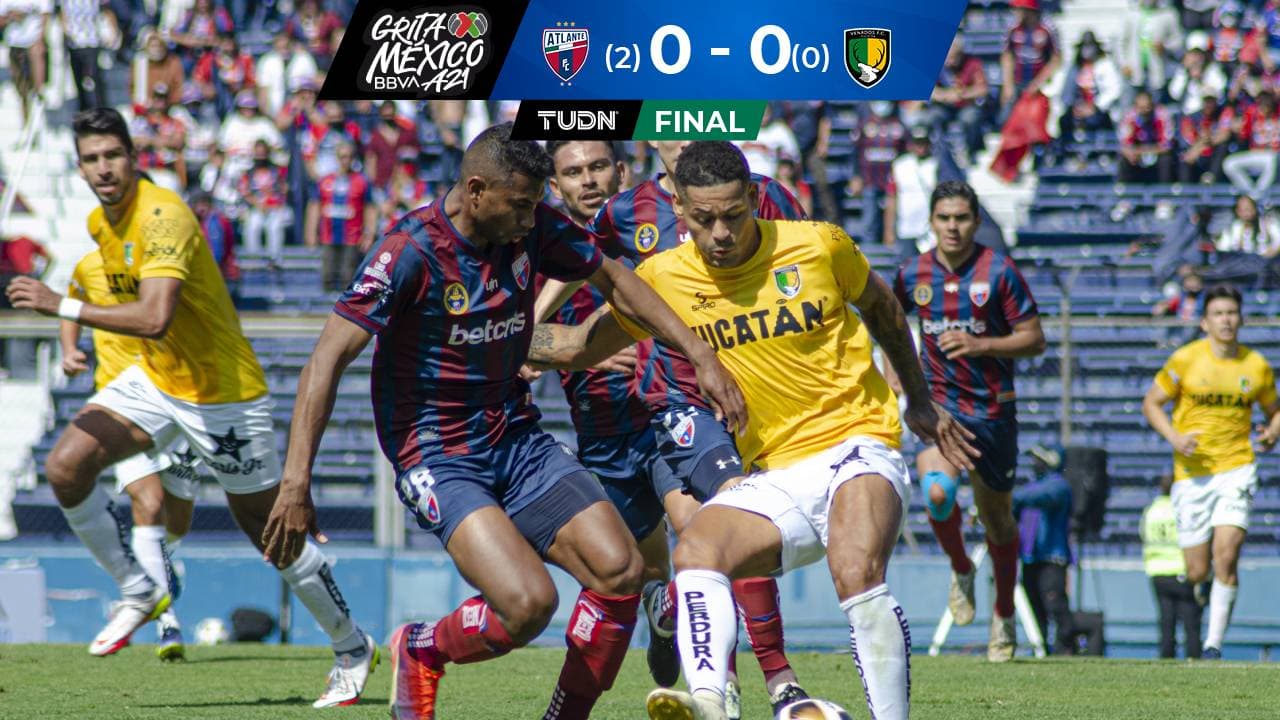 Atlante 0-0 Venados, Liga de Expansión: Goles, resultado y video