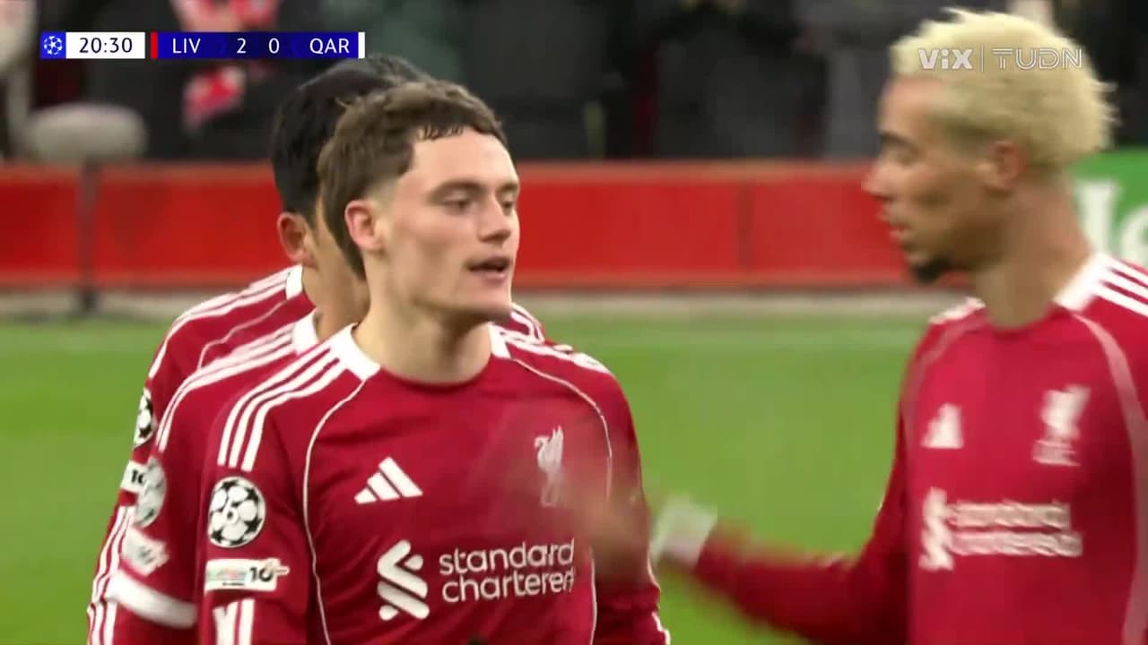 ¡Derechazo de Florian Wirtz y Liverpool firma el segundo!