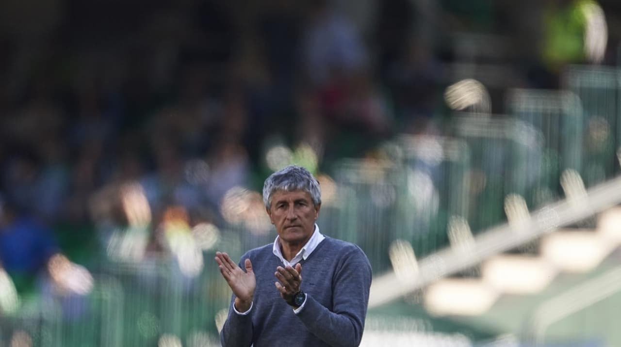 Quique Setién: “Lainez jugará el día que considere que tenga que jugar”