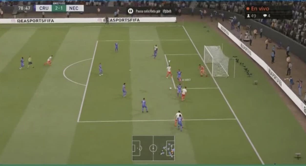 Cruz Azul no logra aguantar la ventaja y en la última jugada del partido Kevin Mercado se logra meter en el área de la Máquina para marcar el tanto del empate.