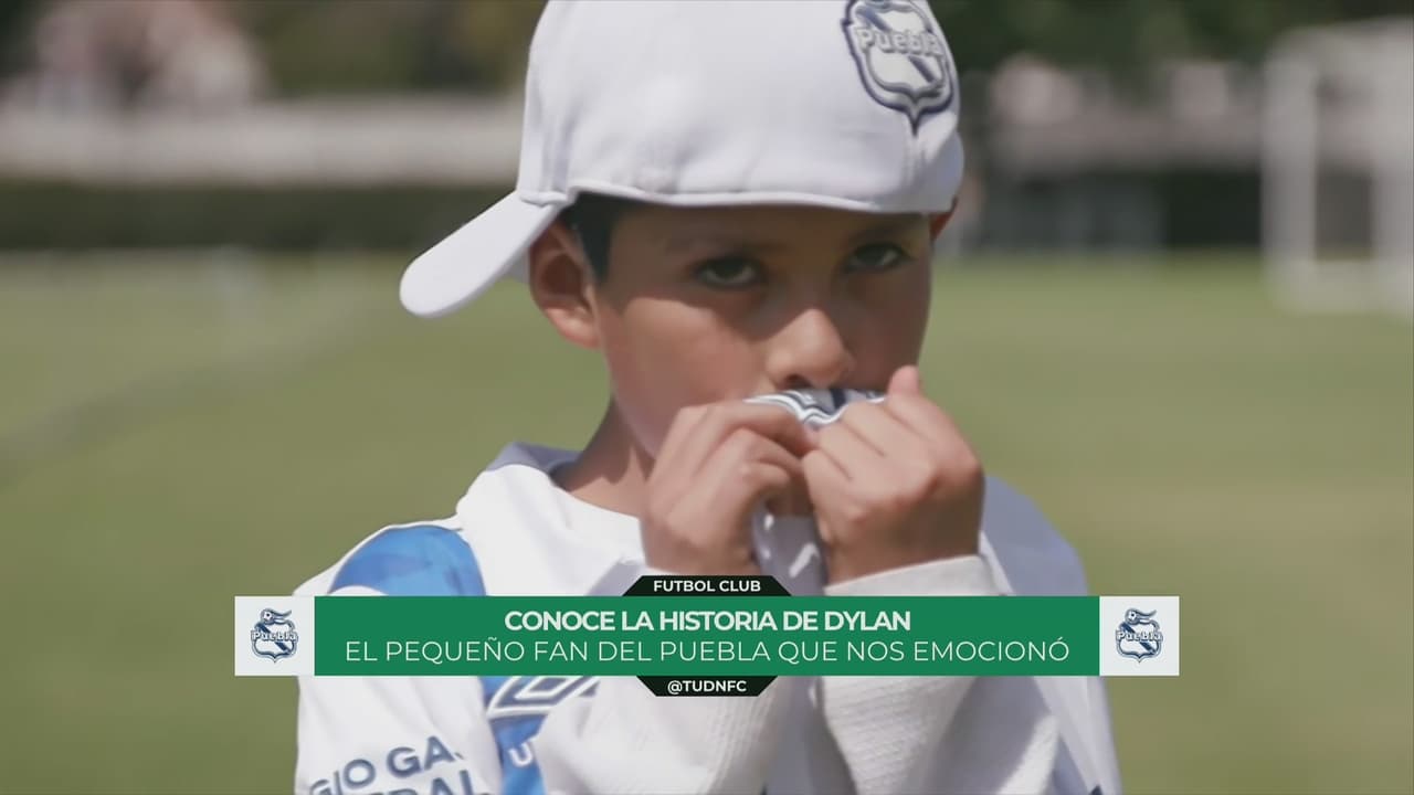 El Puebla sorprende al niño que lloró con el golazo de chilena