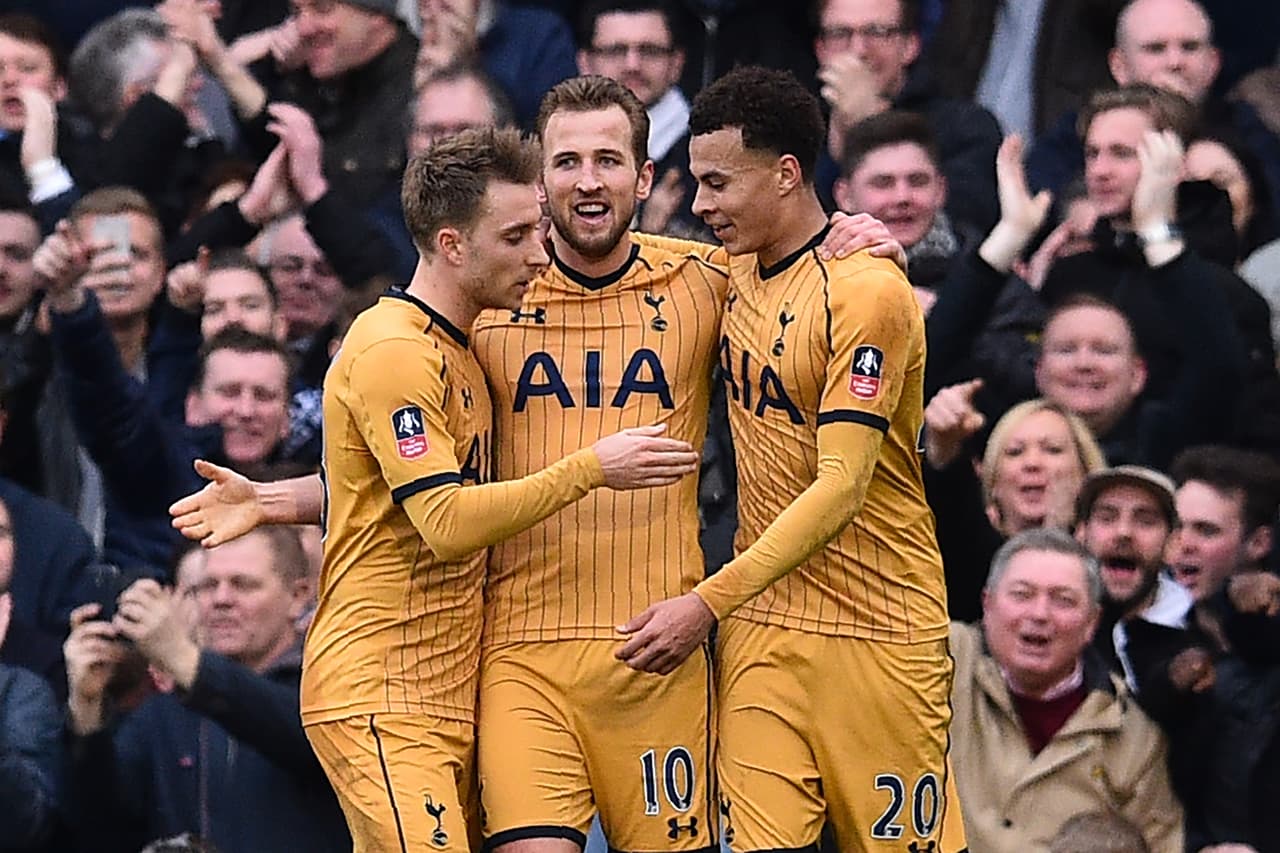 En la Premier League el tridente Harry Kane, Delle Alli y Christian Eriksen ha logrado 39 goles para el Tottenham en esta temporada.