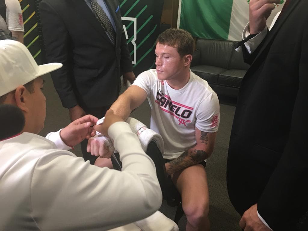 ‘Canelo’ ya comienza su preparación previa al combate.
