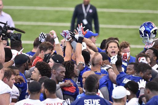 El ambiente Giant (AP-NFL).