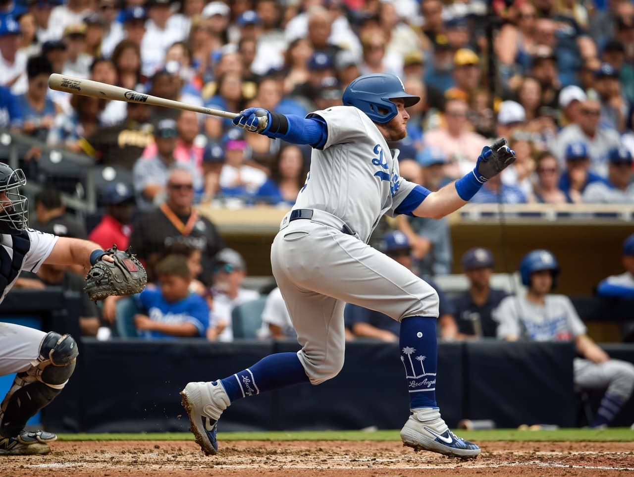 Sencillo de Max Muncy en la sexta entrada del juego.
