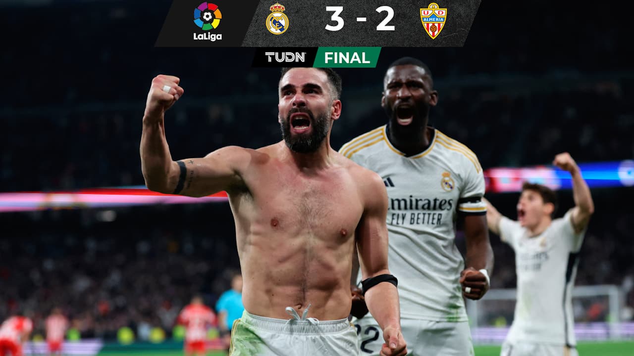 ¡Polémica! Real Madrid remonta al Almería con dudosos goles