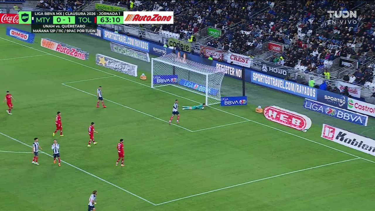 ¡TIRO ATAJADO! disparo por Jorge Rodríguez.