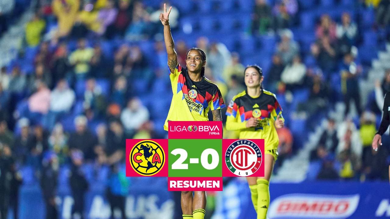 Resumen | América le pasa por encima a Toluca