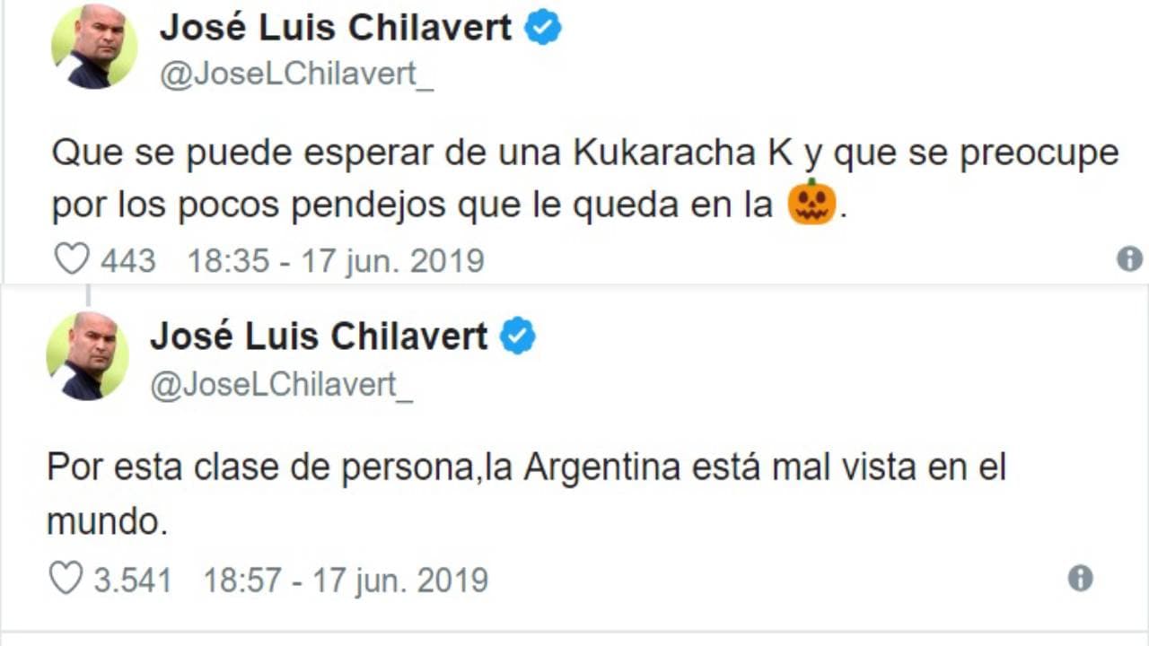 Chilavert no se quedó callado tras las declaraciones de Ruggeri.