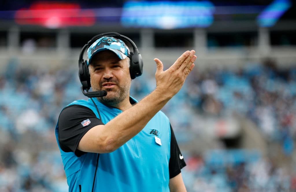 Los Carolina Panthers despidieron al entrenador en jefe Matt Rhule
