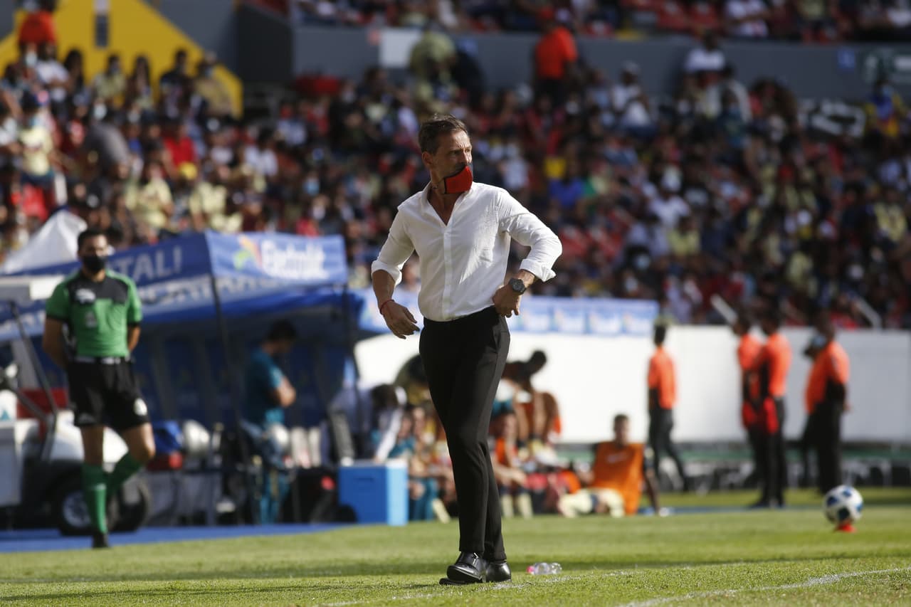 El timonel del Atlas Diego Cocca lamentó la falta de contundencia ante América