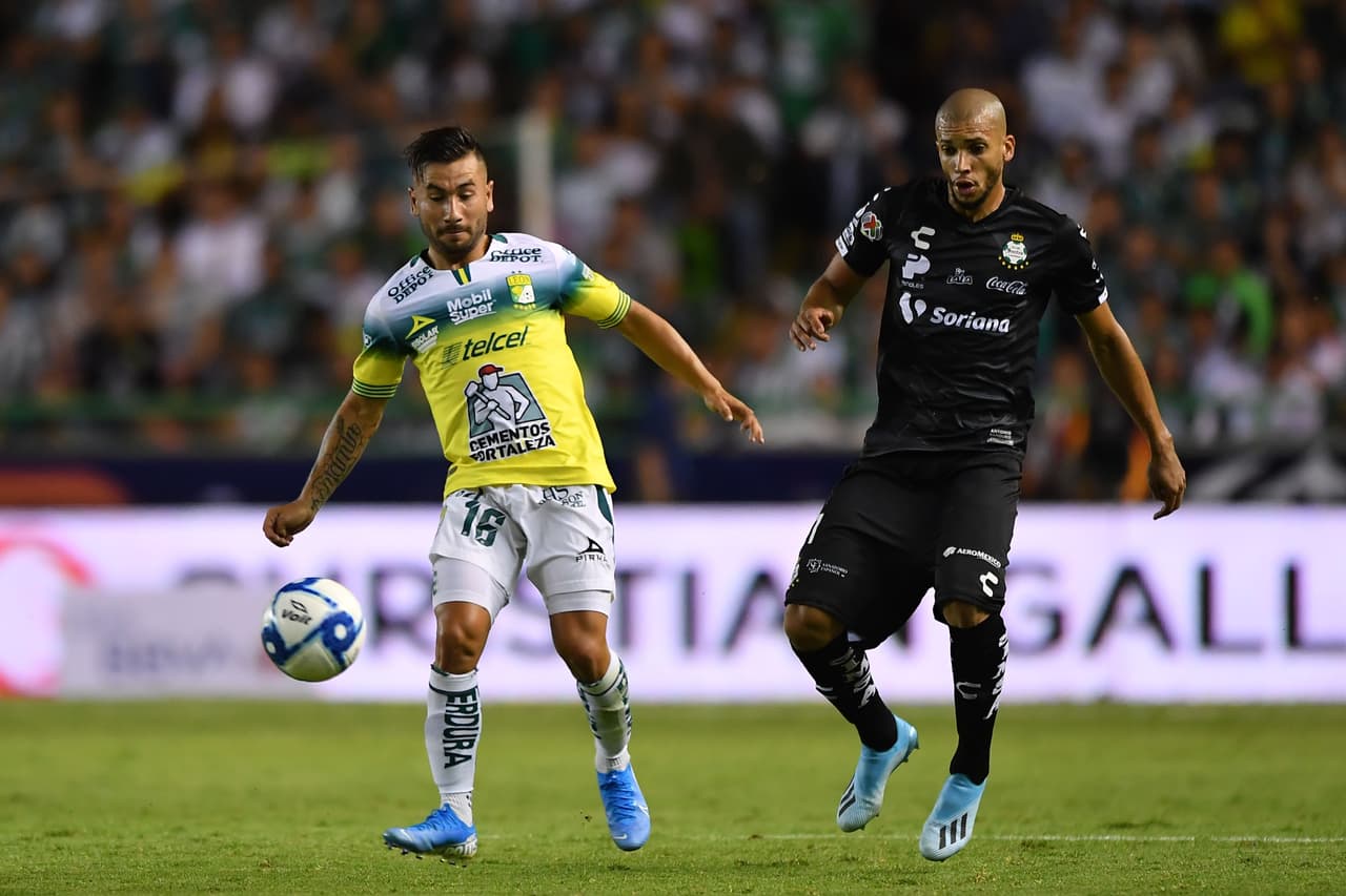 Con goles de Macías, Mena, Furch y Castillo, León y Santos empataron en la Fecha 7 del Apertura 2019.