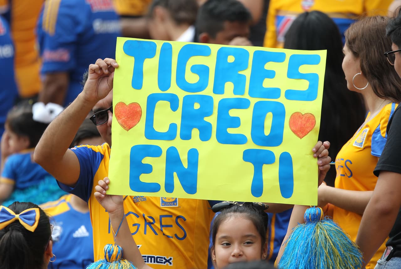 Los fanáticos mostraron su afecto a Tigres antes de enfrentar a León en la Final del 
<a href="https://www.univision.com/deportes/futbol/liga-mx/*">Clausura 2019.</a>
