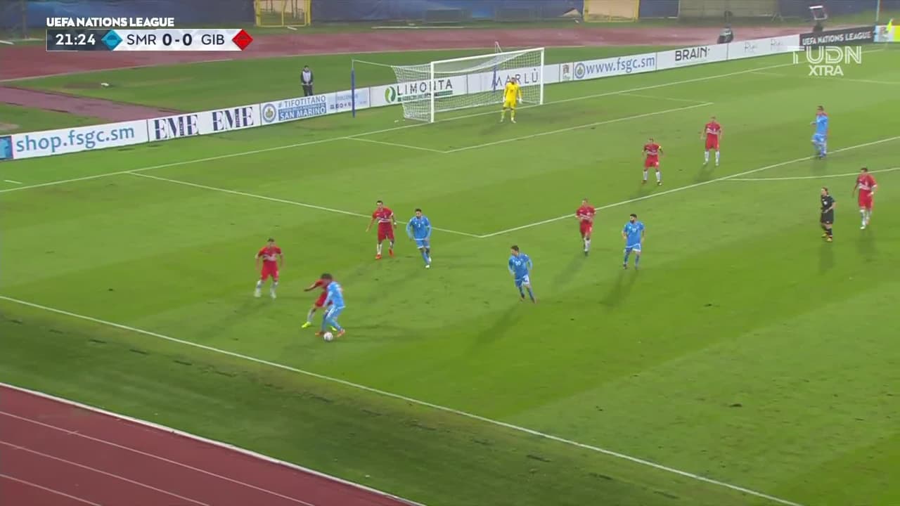 ¡TIRO ATAJADO! disparo por ["Nicola"] ["Nanni"].